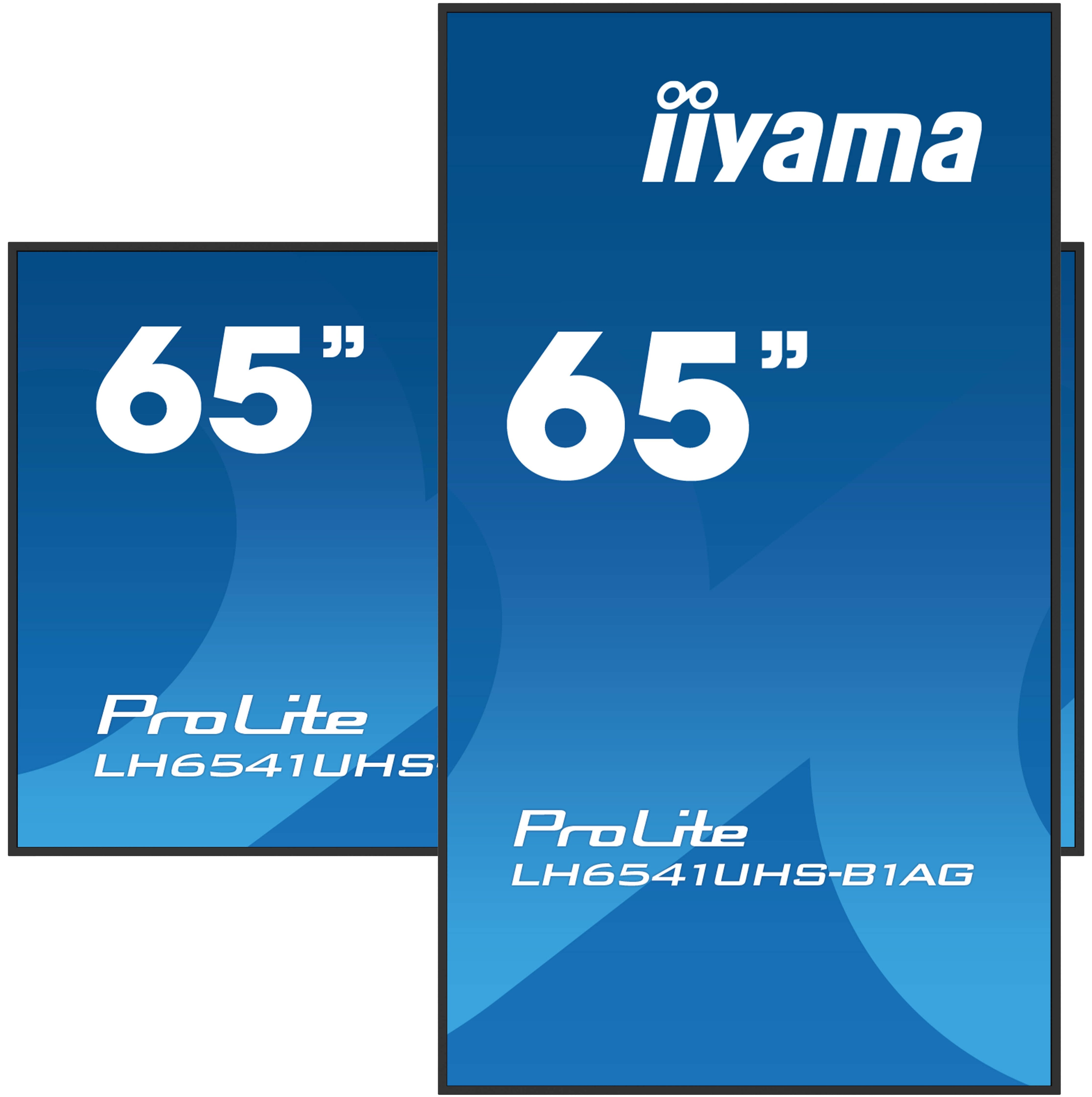 EAN 4948570124558 - iiyama LH6541UHS-B1AG pantalla de señalización 163,8 cm (64.5") LCD 500 cd / m² 4K Ultra HD Negro 24/7 imagen 5