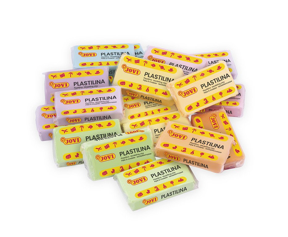 EAN 8412027031936 - Jovi 70P compuesto para cerámica y modelaje Pasta de modelar 1,66 kg Verde, Azul claro, Naranja, Rosa, Pú imagen 4