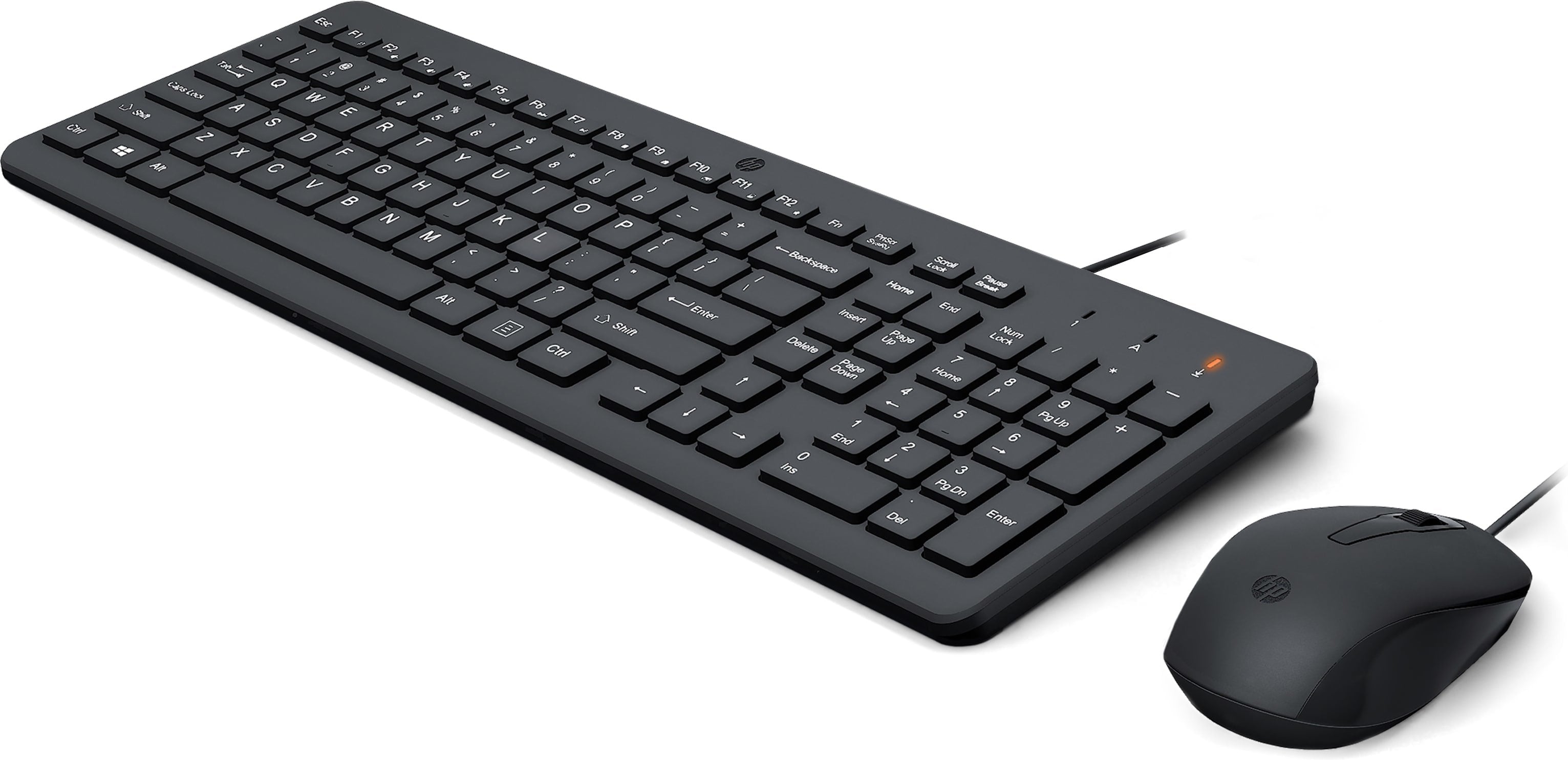 EAN 0195122875503 - HP 150 Wired Mouse and Keyboard Combination teclado Ratón incluido USB Negro imagen 8