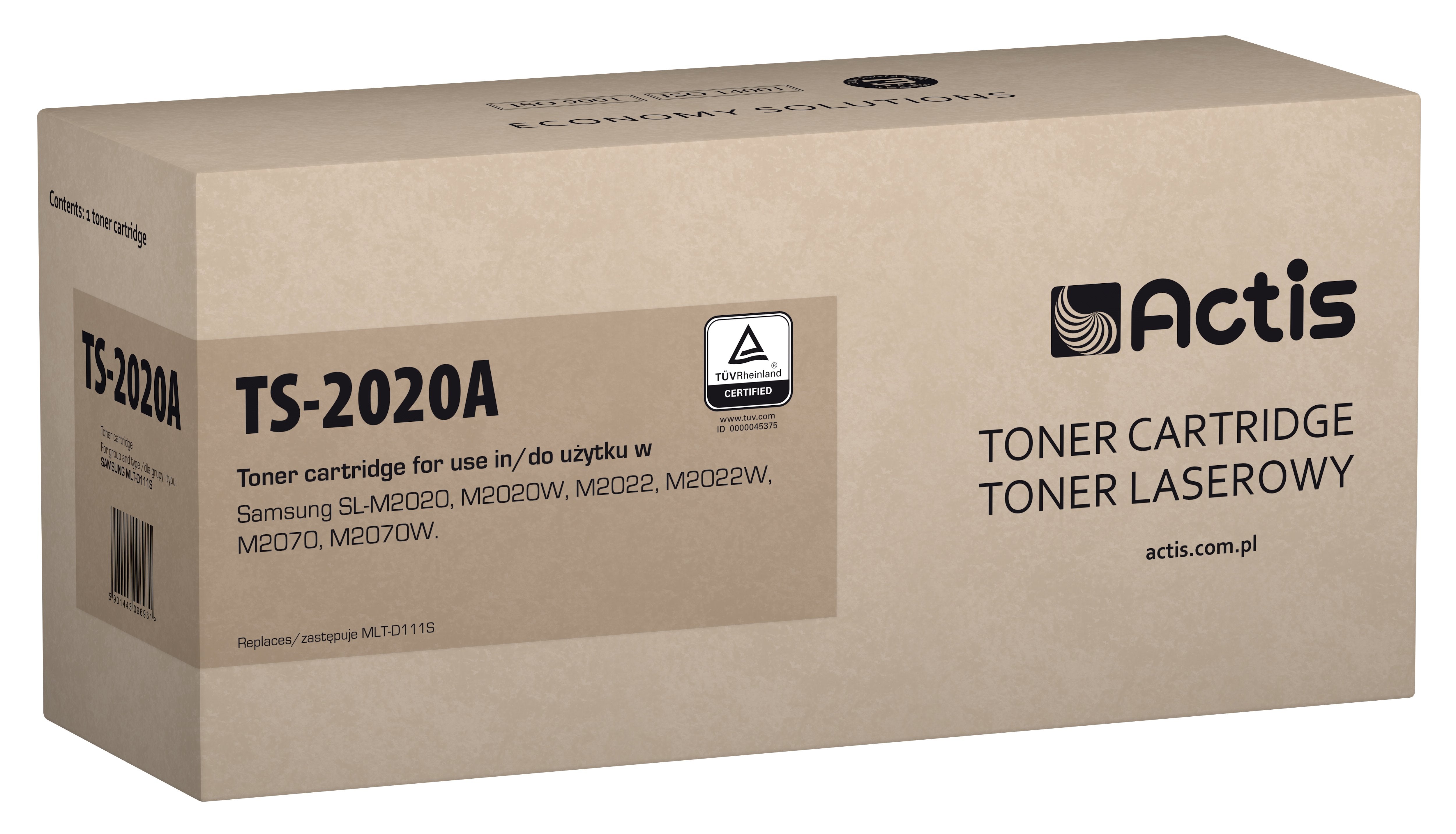 EAN 5901443096931 - Actis TS-2020A cartucho de tóner 1 pieza(s) Compatible imagen 1