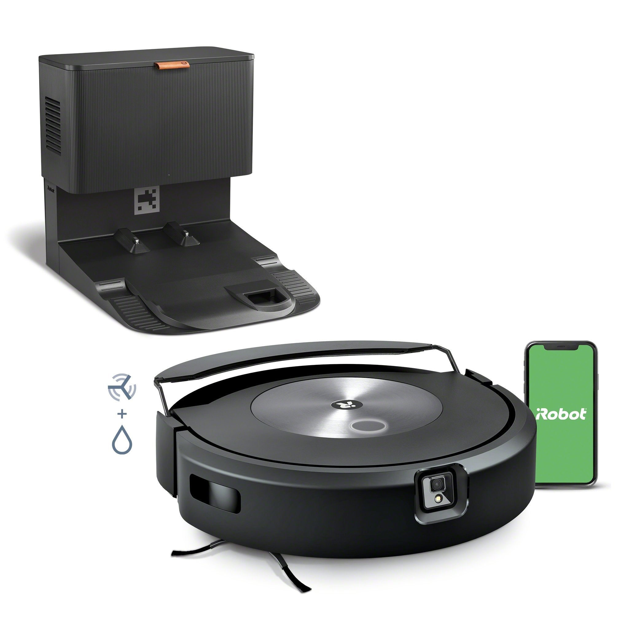 EAN 5060629989884 - iRobot Combo j7+ Negro, Acero inoxidable imagen 3