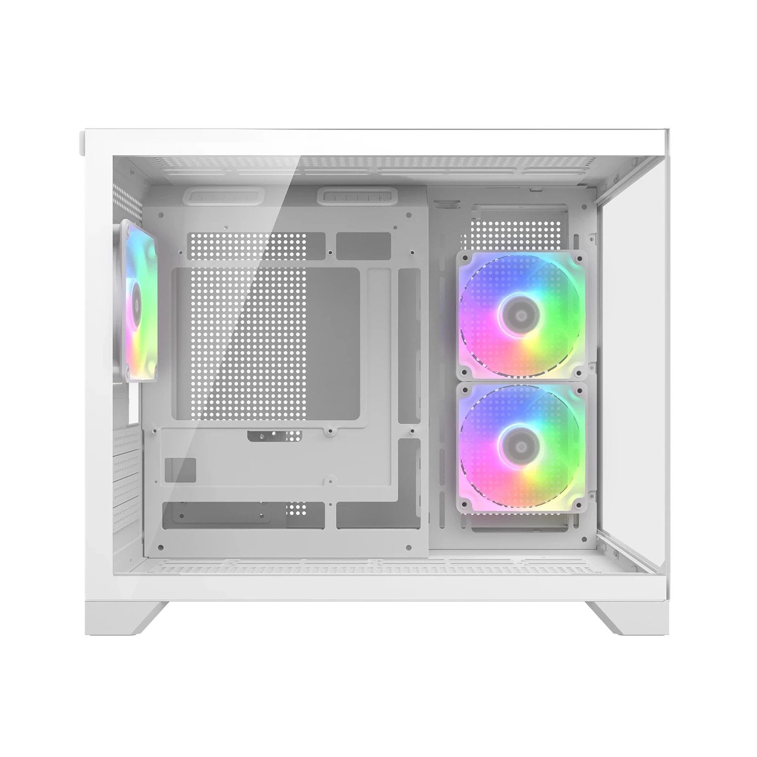 EAN 4711649770303 - COUGAR CGR-2QA6W-RGB Mini Tower Blanco imagen 4
