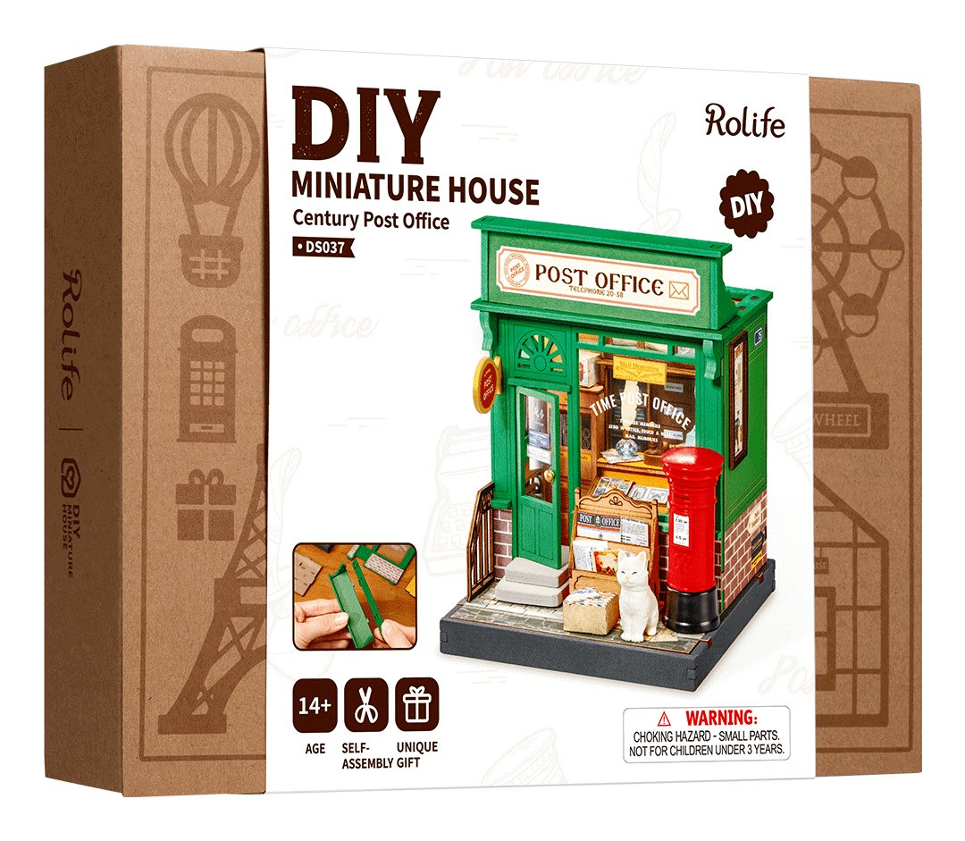 EAN 6946785121001 - ROBOTIME DS037 Casa en miniatura y rincón de libros para montar Casa en miniatura para montar imagen 7