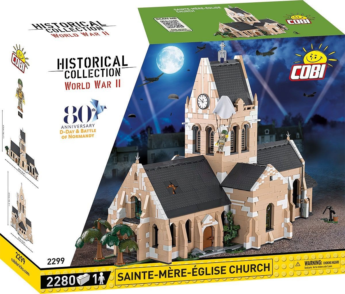 Cobi Iglesia Sainte-Mère-Église Cobi-2299