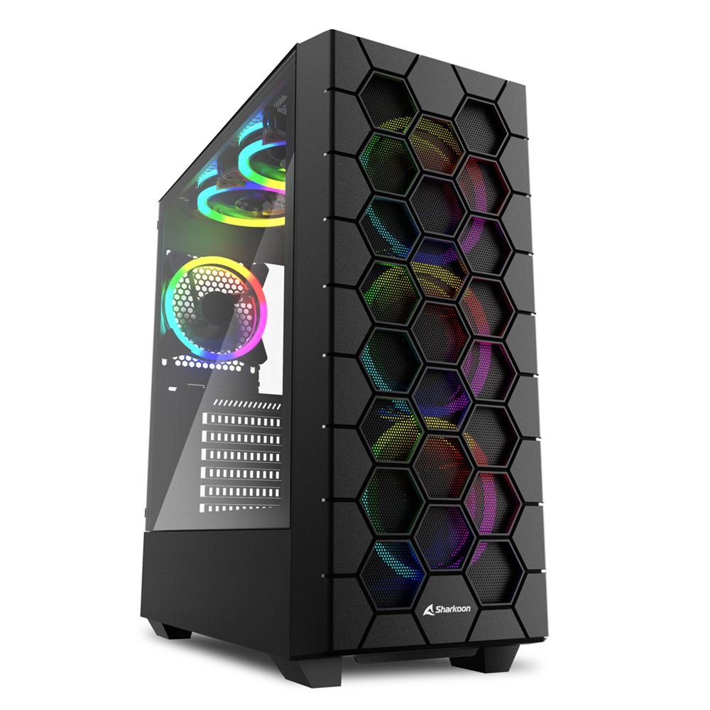 EAN 4044951037551 - Sharkoon RGB HEX Escritorio Negro imagen 1