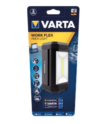 Varta Linterna Trabajo Área Flexible Luz 3aa