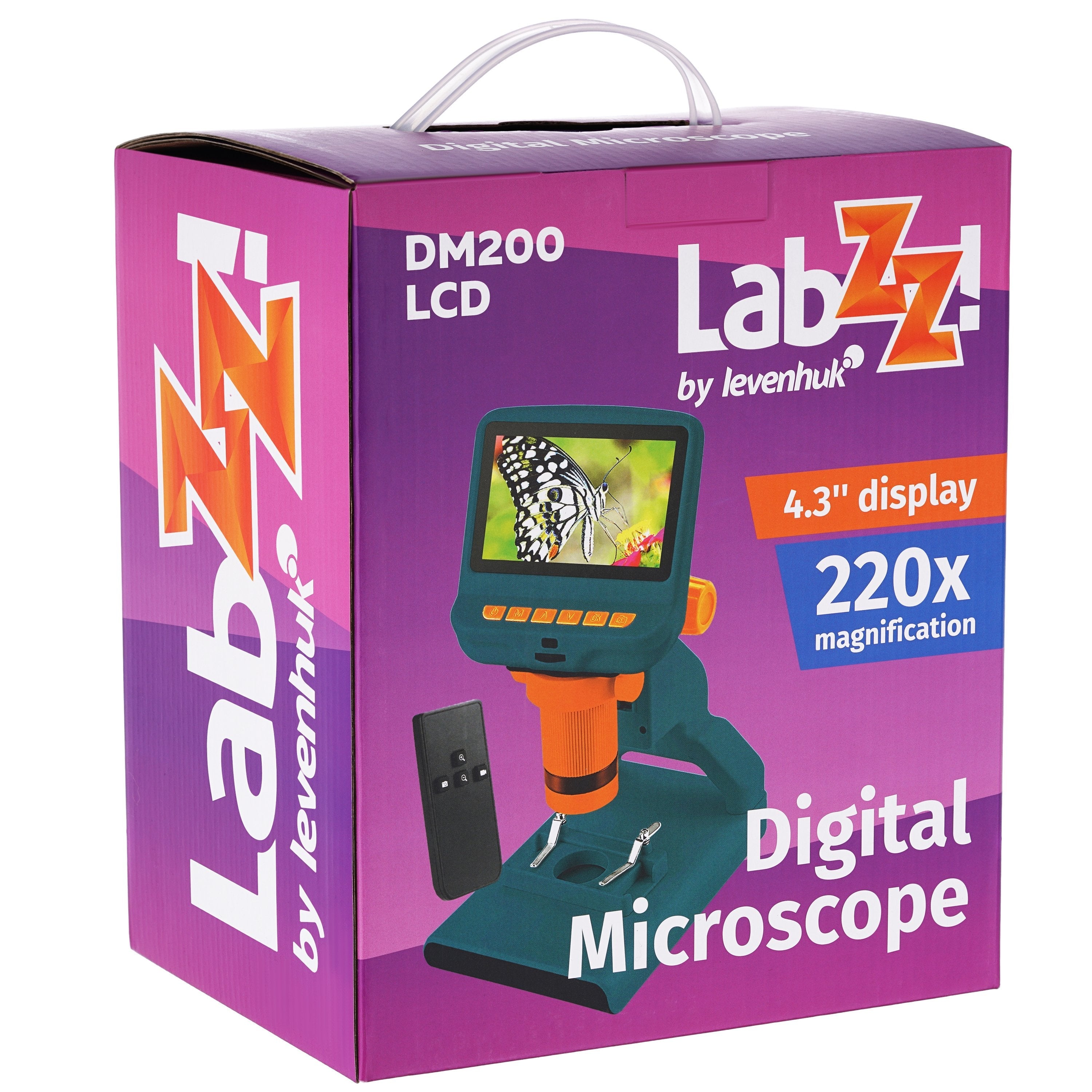 Microscopio Levenhuk Labzz Dm200 220x Digital