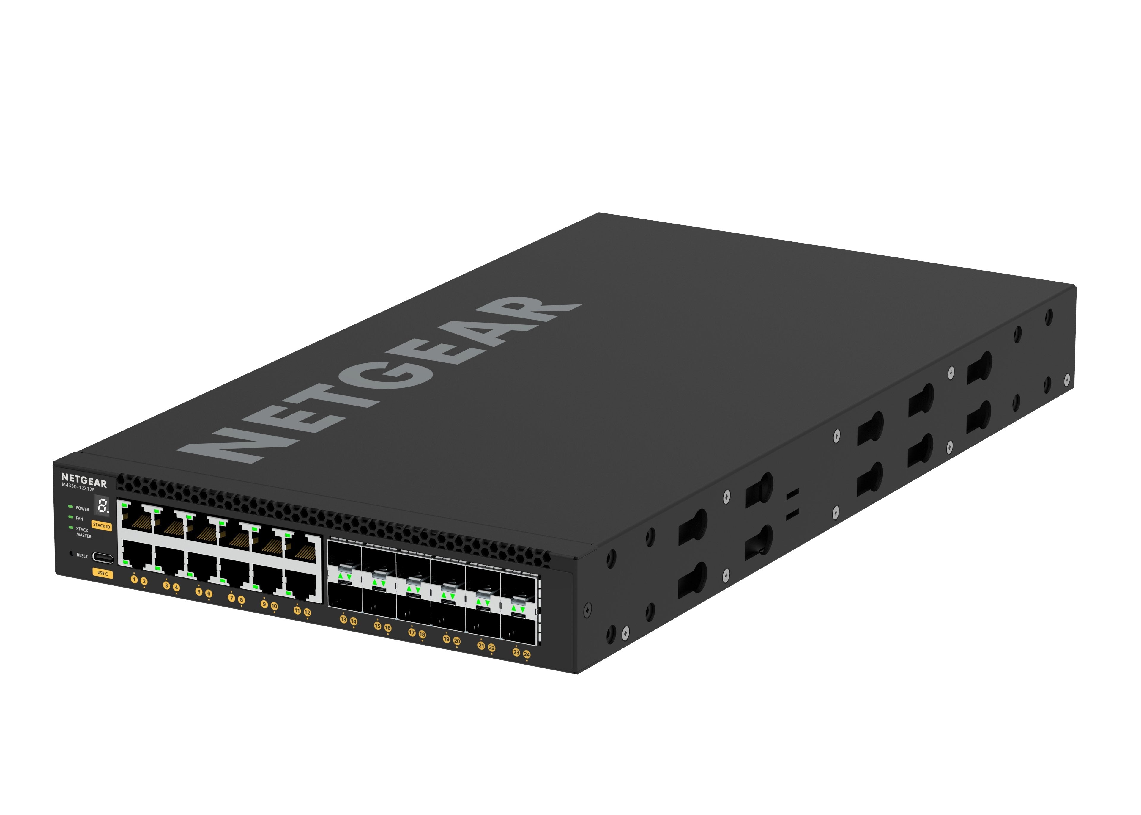 Switch Netgear M4350-12x12f Gestionado L3 10g Ethernet (100/1000/10000) 1u Negro