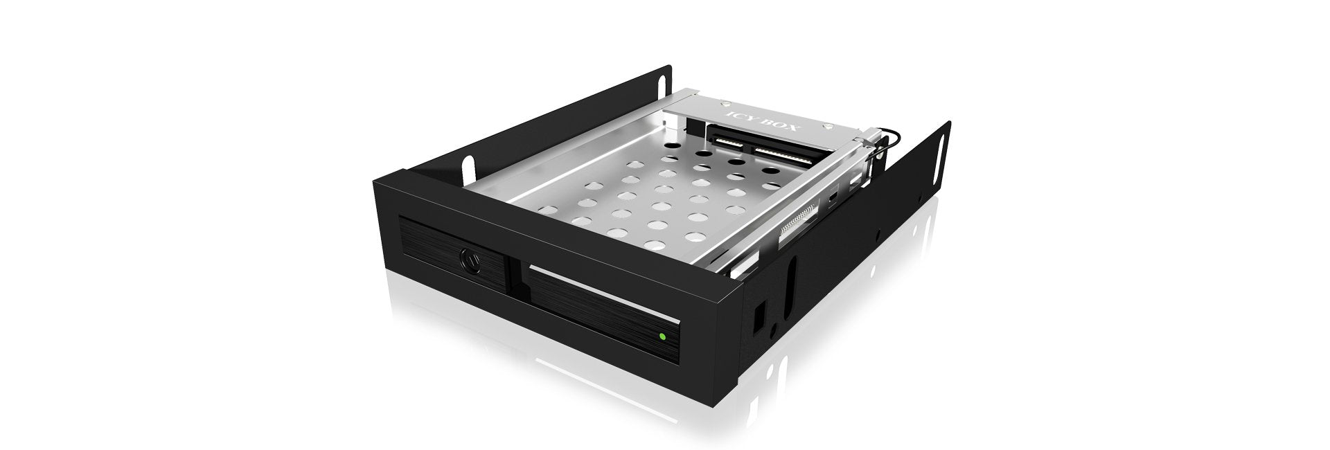 EAN 4250078189626 - ICY BOX IB-2217StS 8,89 cm (3.5") Bandeja para disco duro Negro imagen 1