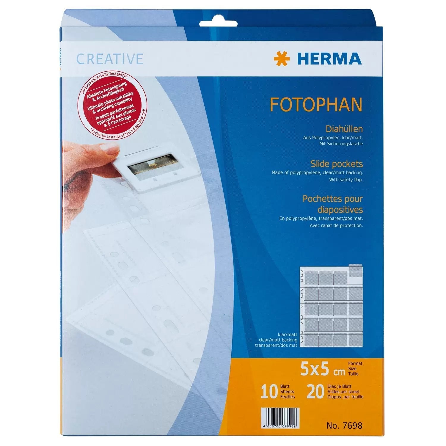 EAN 4008705076982 - HERMA 7698 tarjeta de bolsillo Transparente imagen 1