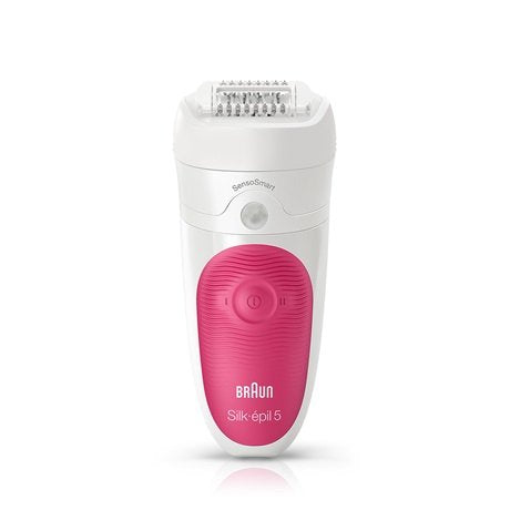 Depiladora Braun Silk-Epil 5 5/500 Sensosmart Inalambrica Tecnología Microgrip Uso Seco/Mojado 2 Velocidades 100% Resistente Al Agua