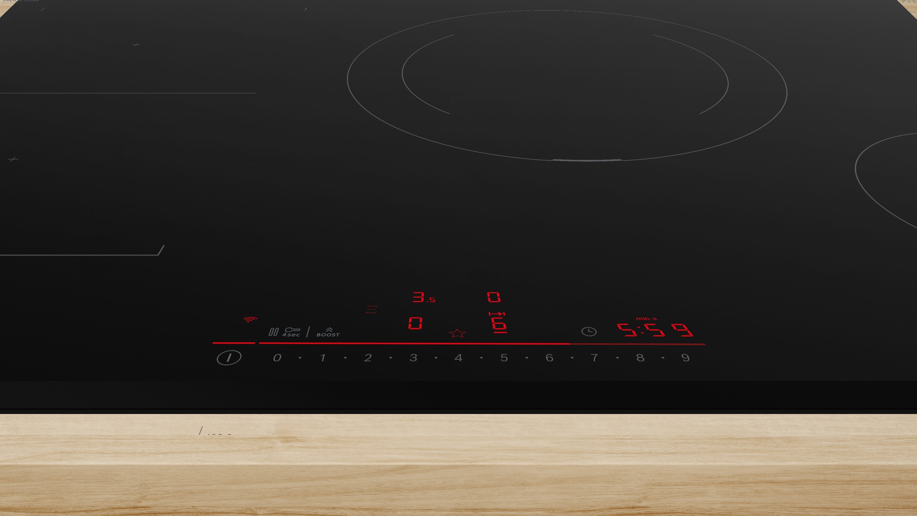 EAN 4242005394371 - Bosch Serie 6 PVS831HB1E hobs Negro Integrado 80 cm Con placa de inducción 4 zona(s) imagen 4