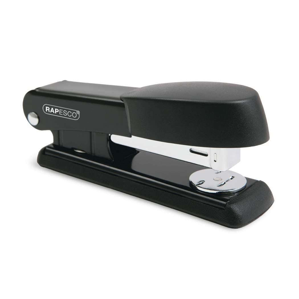 Rapesco Bowfin Grapadora Metalica De Sobremesa - Hasta 25 Hojas - Grapas 26/6, 24/6 - Grapado Cerrado Y Abierto