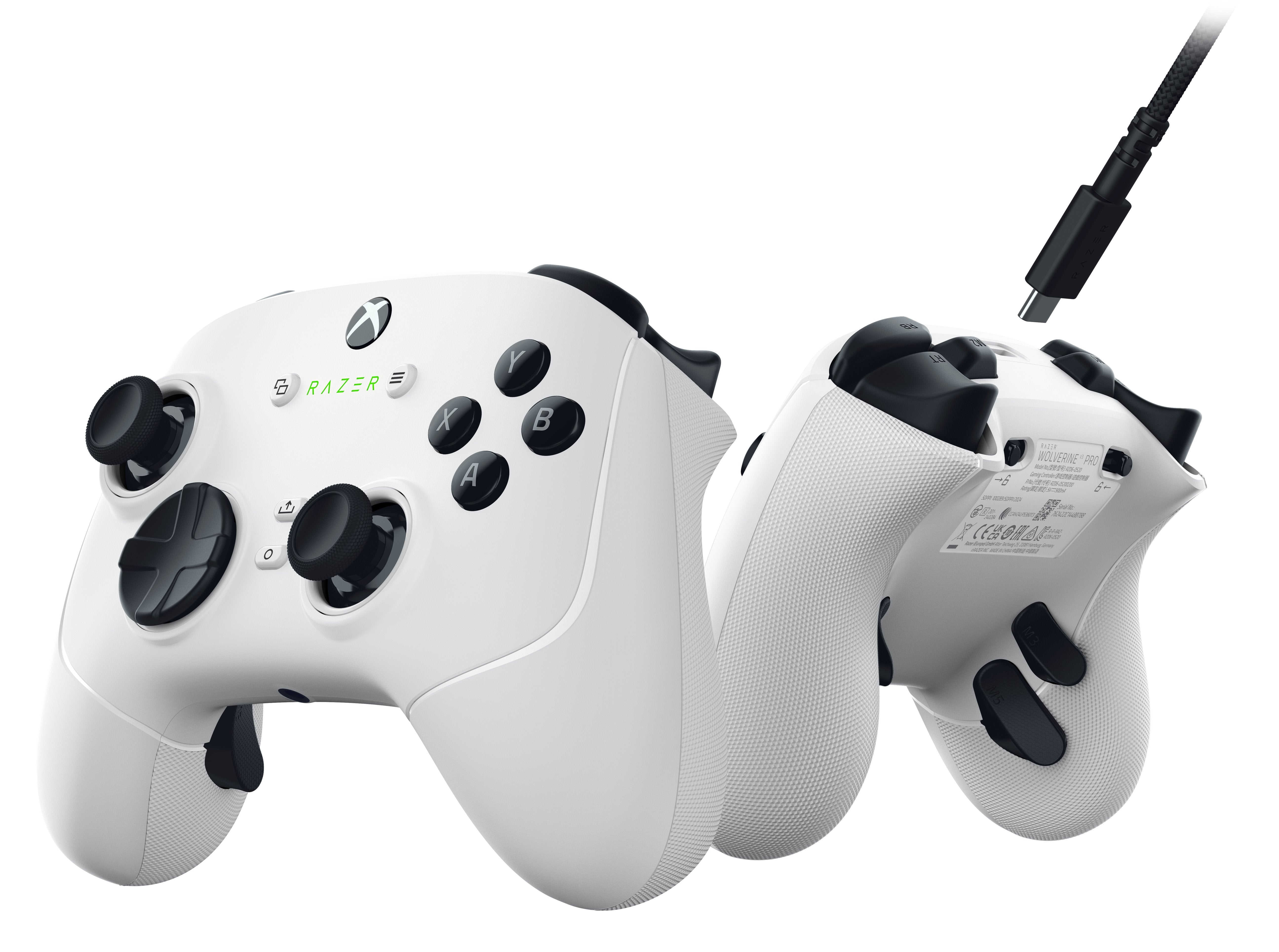 EAN 8887910082010 - Razer Wolverine V3 Pro Blanco USB Gamepad Analógico PC, Xbox Series S, Xbox Series X imagen 7