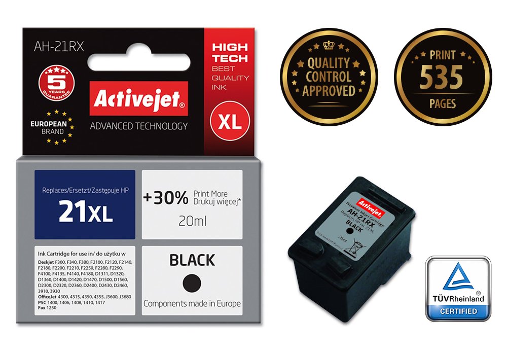 EAN 5904356286819 - Activejet AH-21RX cartucho de tinta 1 pieza(s) Compatible Alto rendimiento (XL) imagen 1