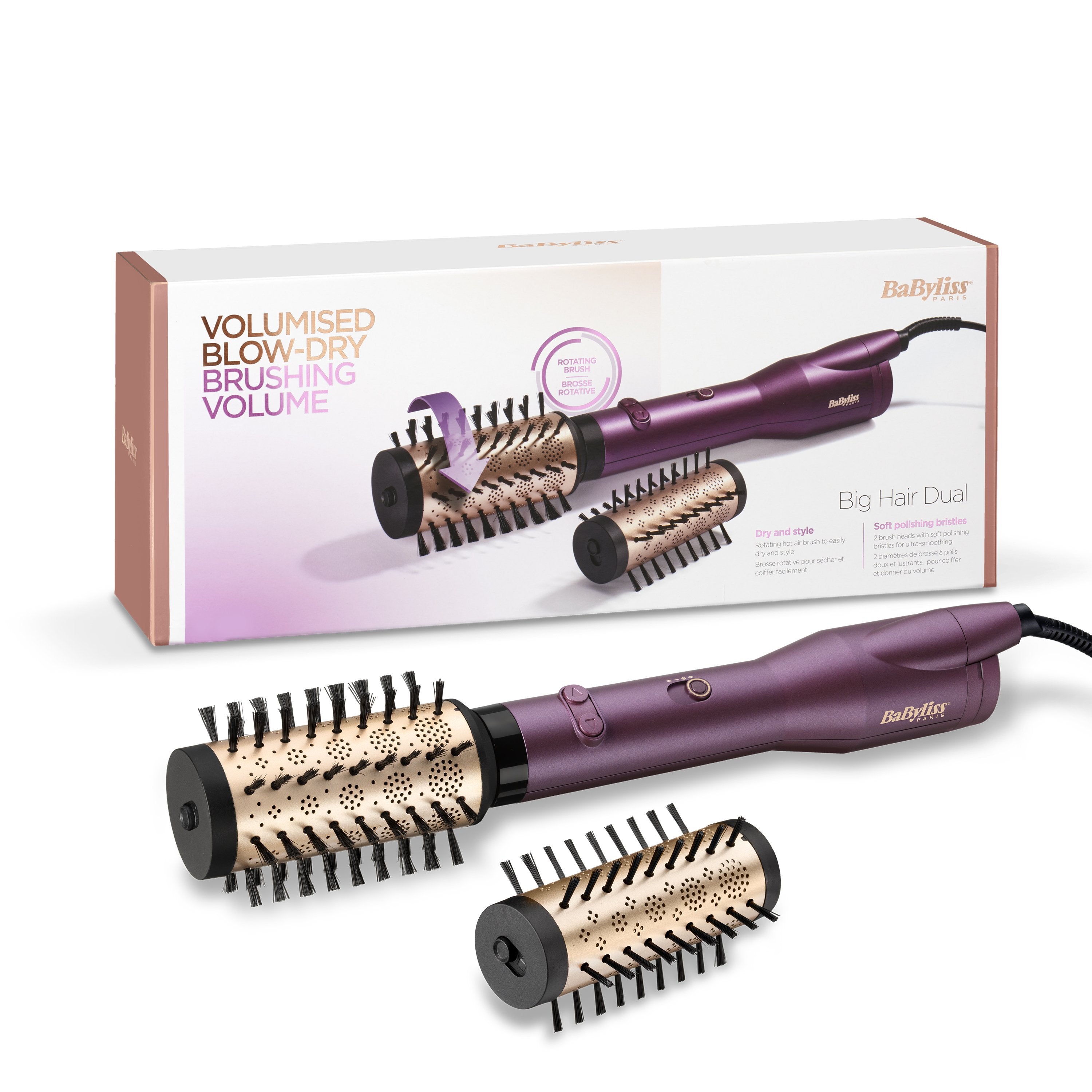 Babyliss As950e Cepillo De Aire Caliente 2,5 M 650 W
