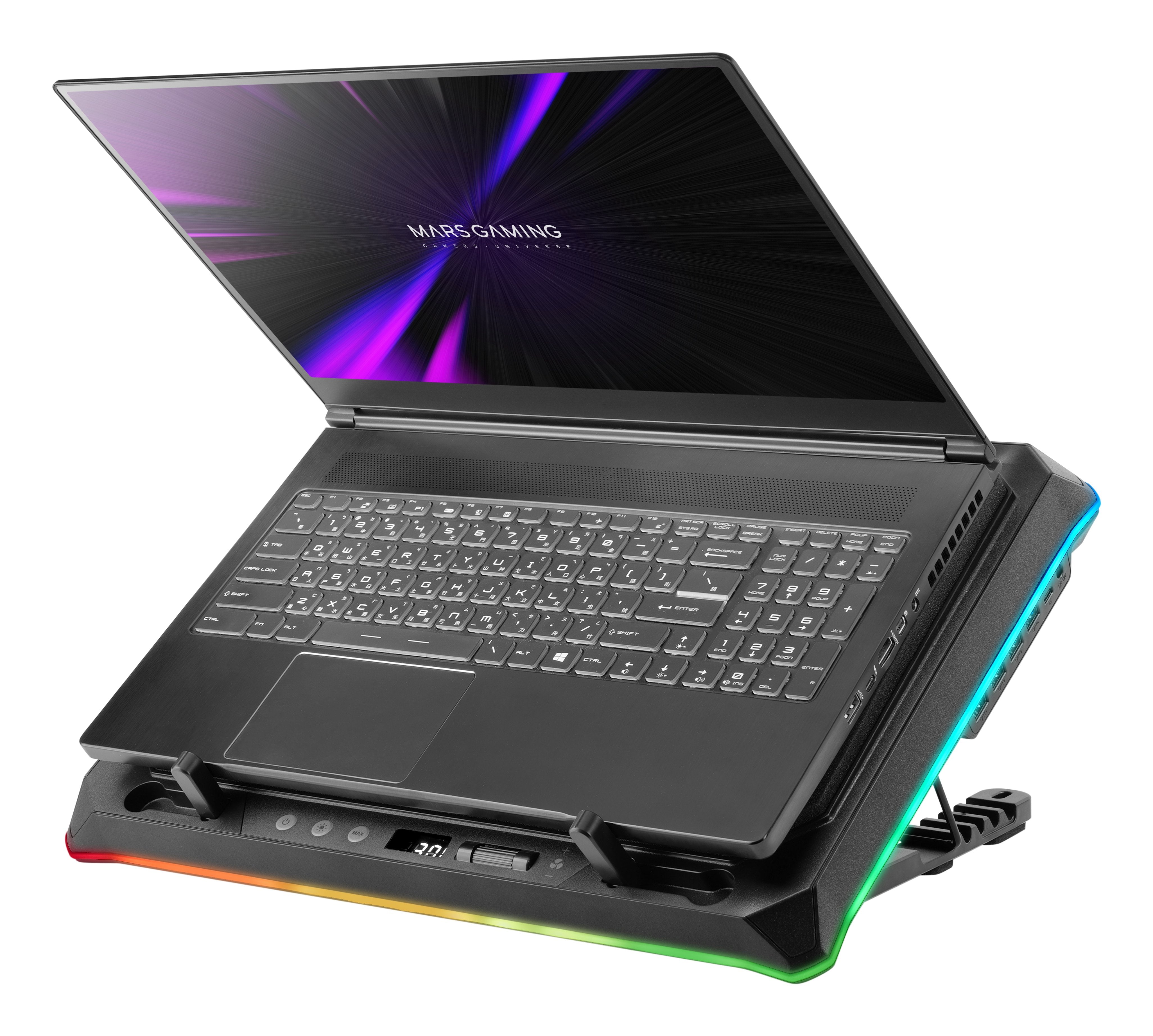 EAN 8435693110958 - Mars Gaming MNBC-ULTRA almohadilla fría 45,7 cm (18") 2400 RPM Negro imagen 8