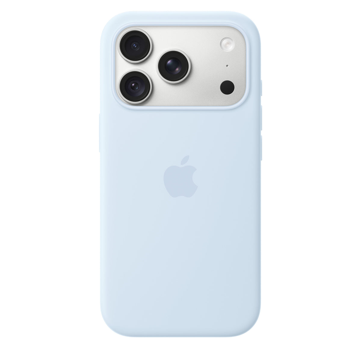 Apple Iphone 18 Pro Silicone Case With Magsafe Crisp Blue