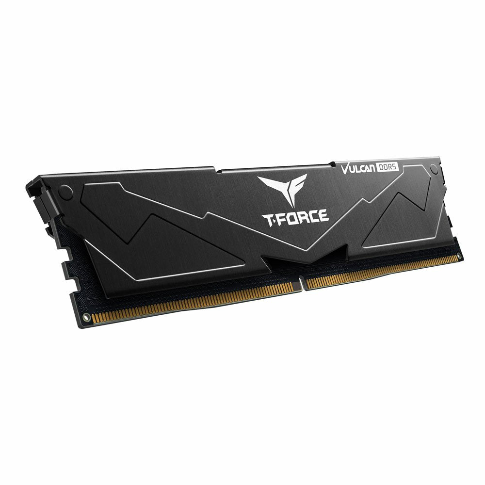 Team Group Memoria Ram Vulcan? Black - 32 Gb (2 X 16 Gb Kit) - Ddr5 6000 Udimm Cl30