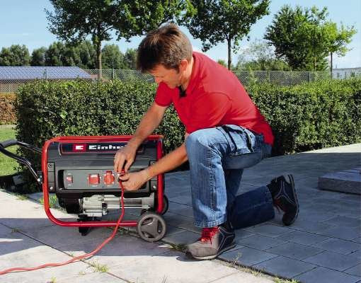 Einhell Tc-Pg 35/E5 Motor-Generador 4100 W 15 L Gasolina Negro, Rojo