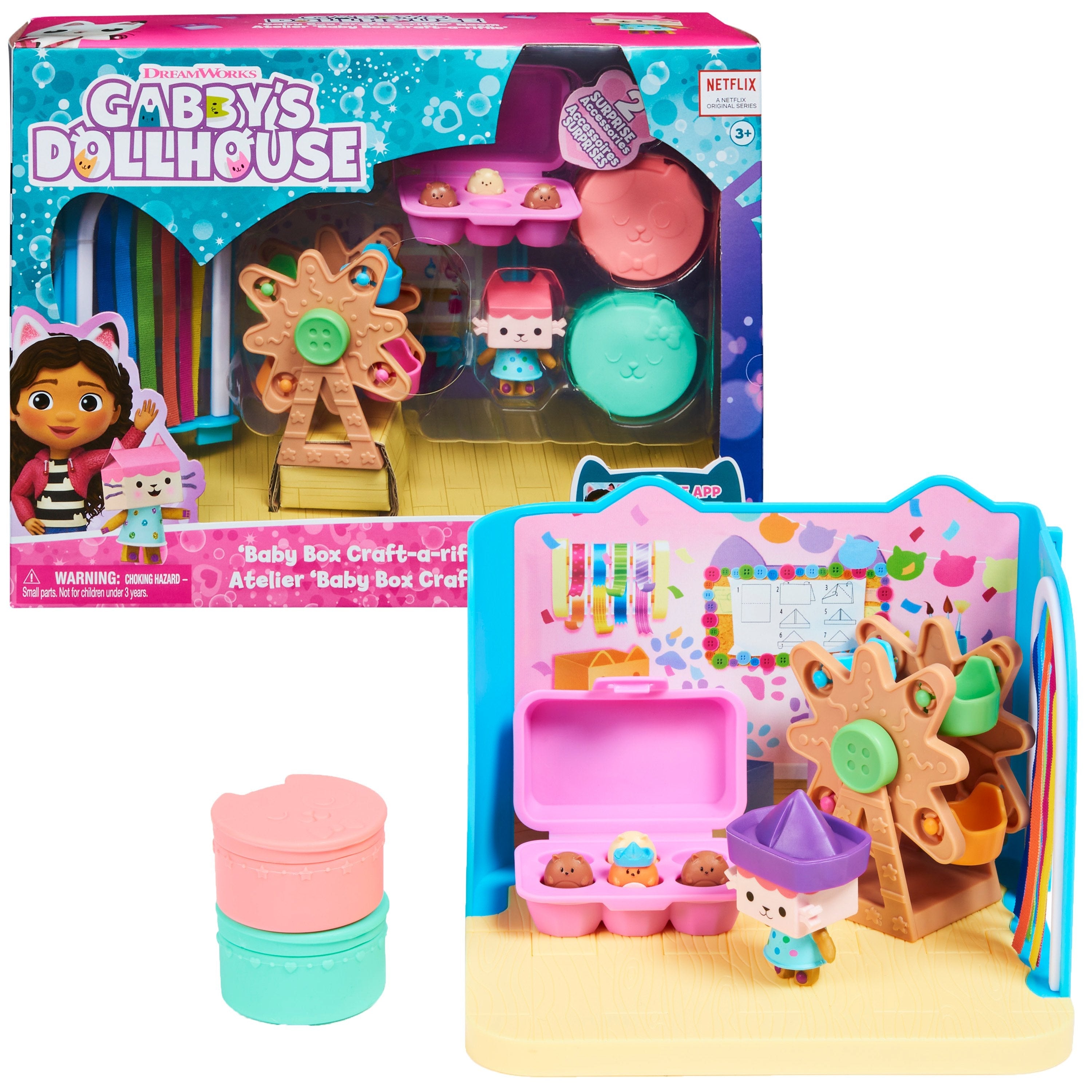 Spin Master Gabby'S Dollhouse Deluxe Room-A-Re-Room, Telón De Fondo 6064151