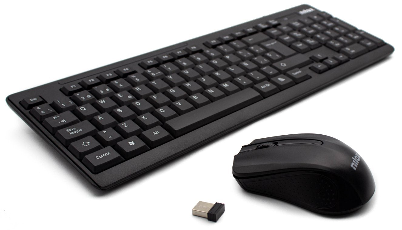 Nilox Teclado + Raton Wireless Esp Negro