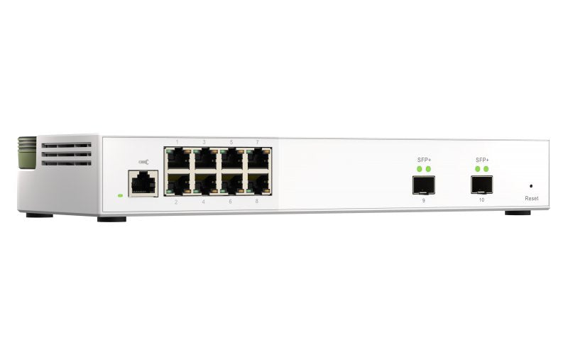 Switch Qnap Qsw-M2108-2s 10 Port 2x Sfp+10gbps , 8x Rj-45 2.5gbps