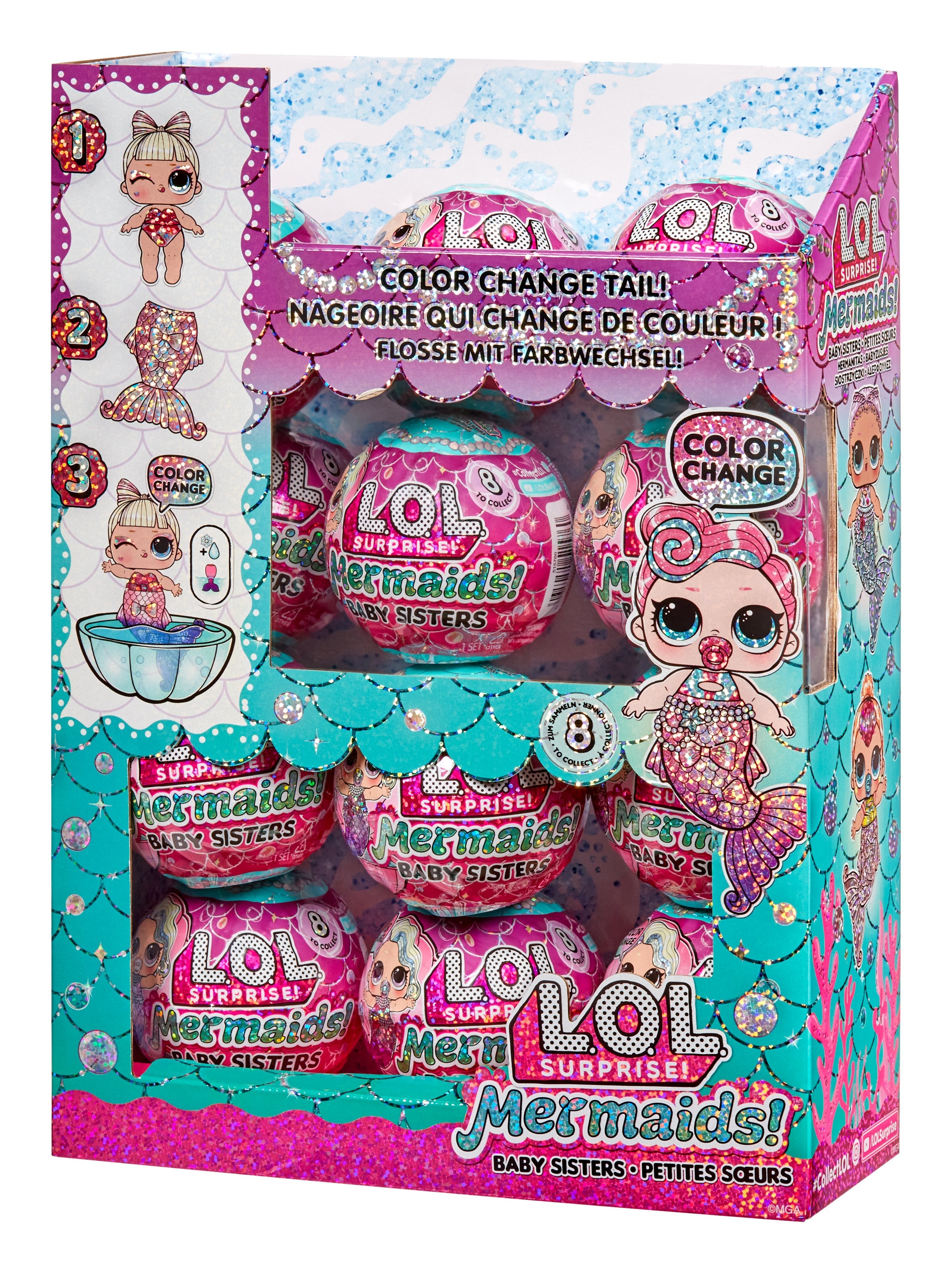 EAN 0035051515760 - L.O.L. Surprise! Mermaids! Baby Sisters with Color Tails imagen 13