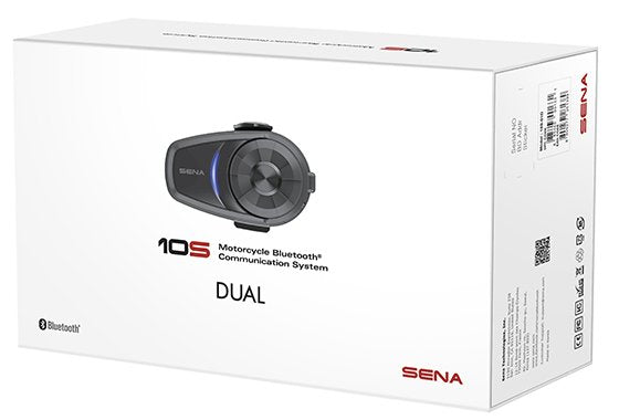Sena 10s-02d Intercomunicador Para Motocicletas 4 Canales 1600 M Negro