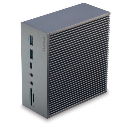 Lindy 43351 Base Para Portátil Y Replicador De Puertos Acoplamiento Usb 3.2 Gen 1 (3.1 Gen 1) Type-C Gris