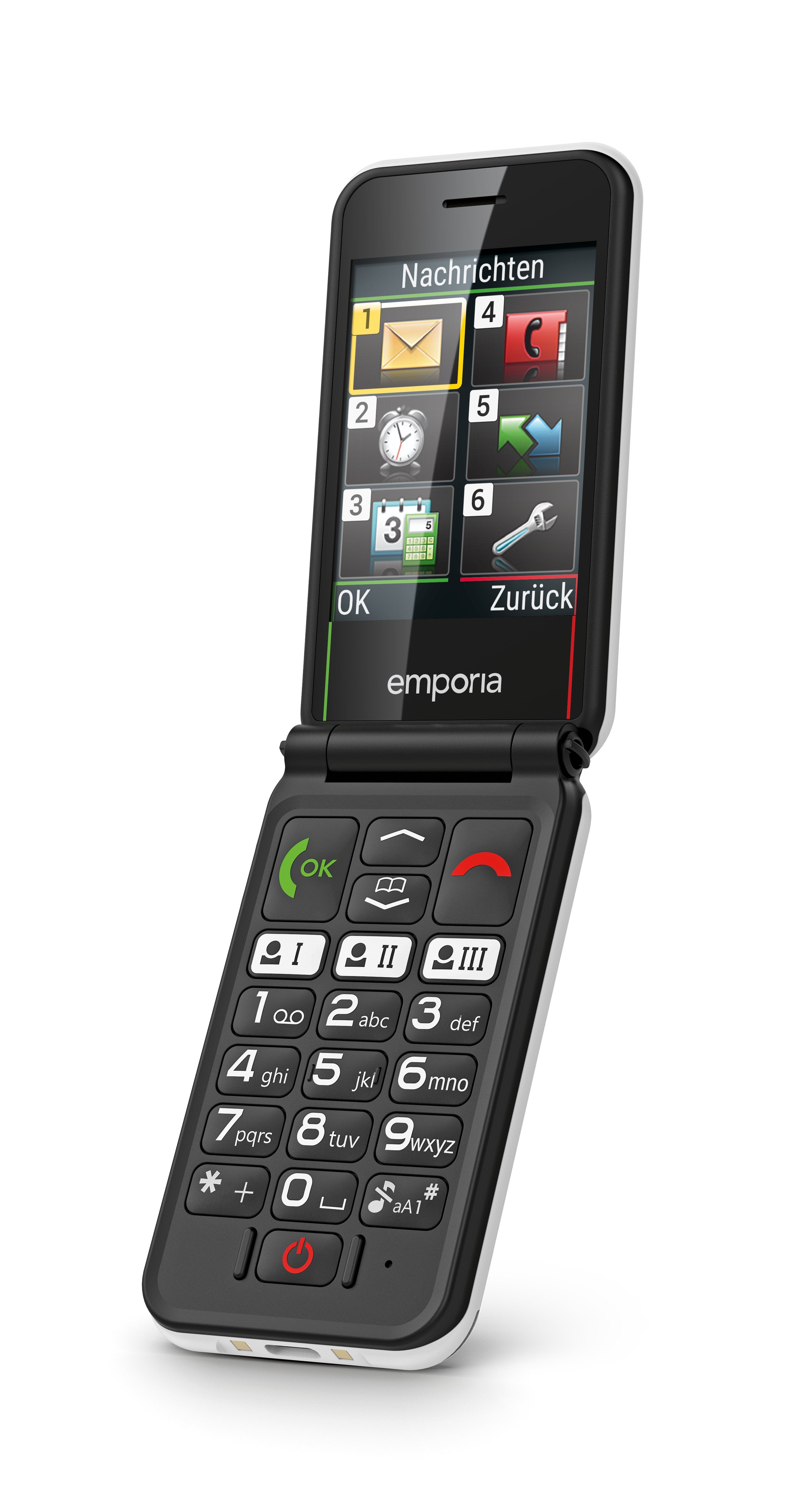 EAN 9005613168865 - Emporia SIMPLICITYglam 7,11 cm (2.8") 106 g Blanco Teléfono para personas mayores imagen 17