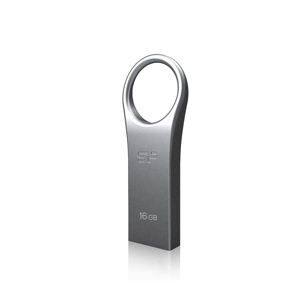 Pendrive 16gb Silicon Power Usb2.0 F80 Silver/Zinc Case