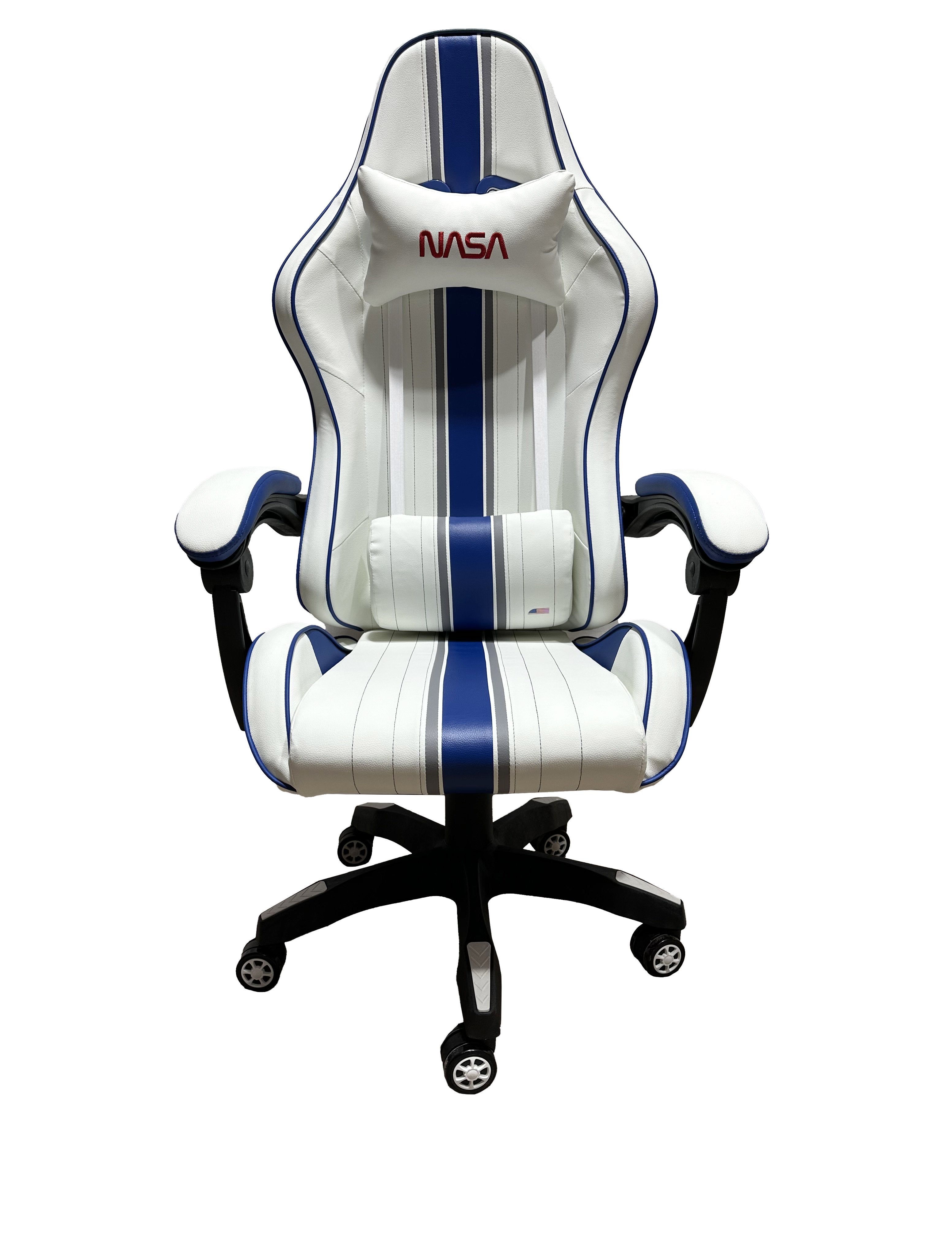 Silla Gaming Nasa Atlantis Bis Blanca Azul