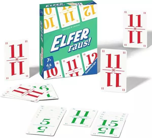 Ravensburger Elfer Out!, Juego De Cartas 20945