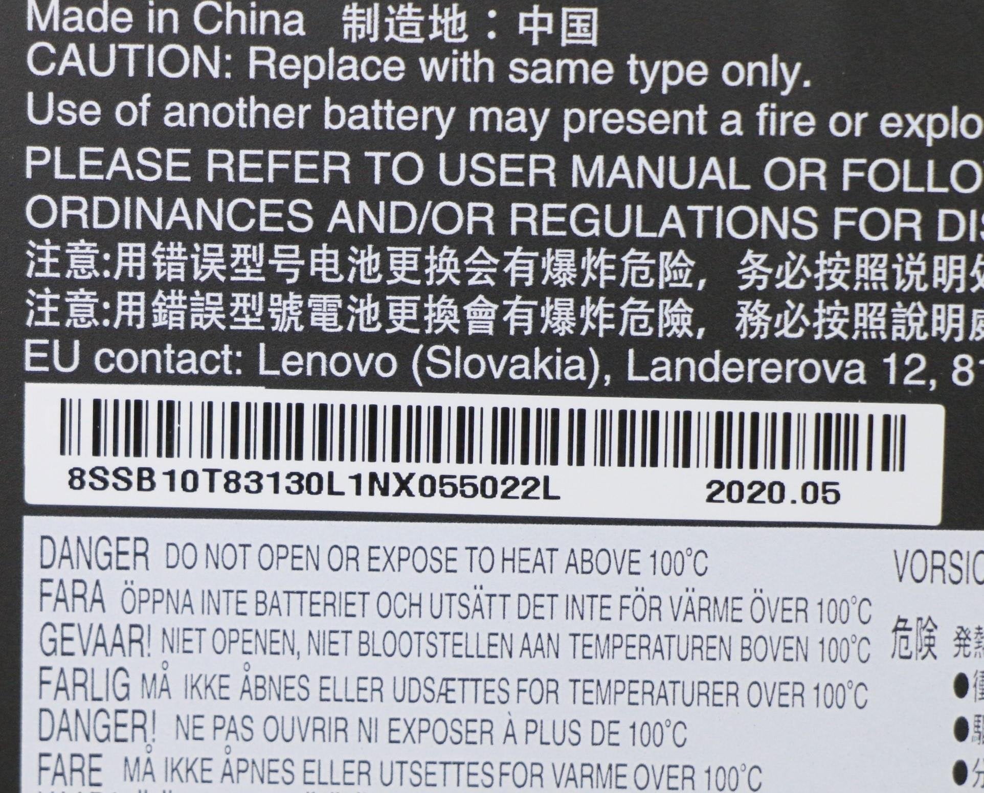 Lenovo Battery, 3c, 45wh, Liion, Lgc