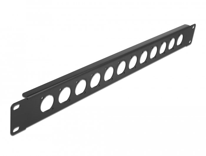 Delock 19? D-Typ Patchpanel 12 Port Schwarz