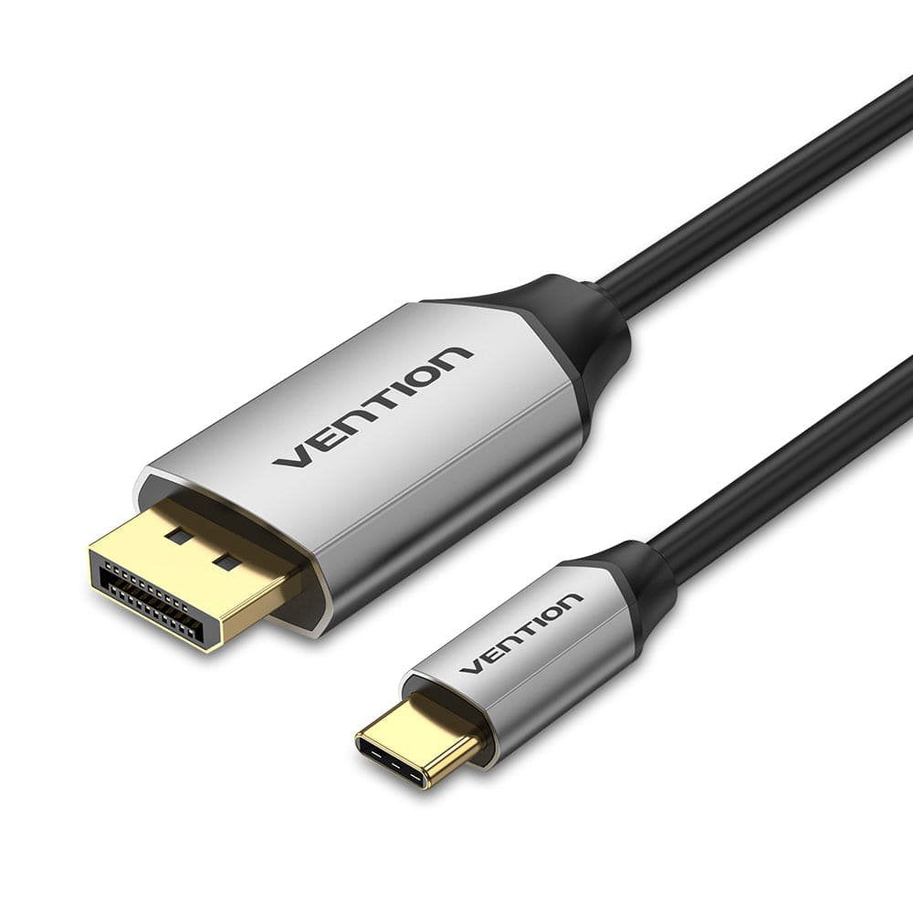 Cable Conversor Vention Cgzbg Usb Tipo-C Macho Displayport Macho 1.5m Negro