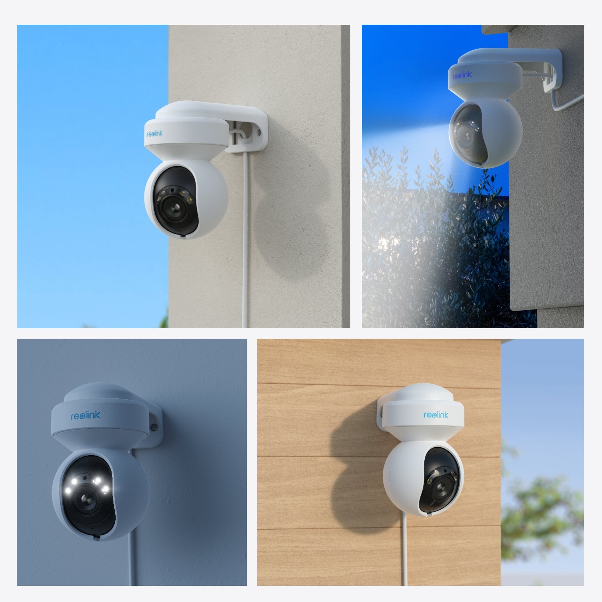 Cámara Reolink E Series E560 4k 8mp Wifi Ptz Inteligente Con Seguimiento Automático, Blanco