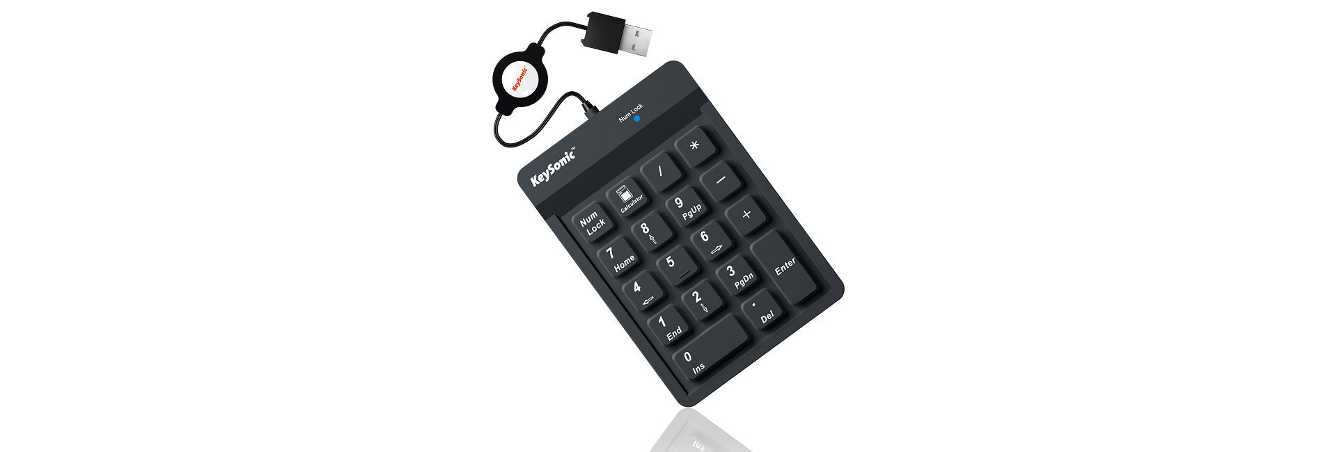 EAN 4250078142164 - KeySonic ACK-118BK teclado numérico Universal USB Negro imagen 3