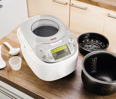 EAN 3045386371587 - Tefal RK8121 arrocera 750 W Plata, Blanco imagen 10