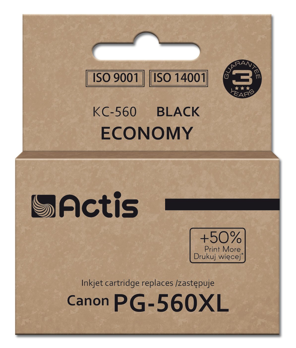 EAN 5901443390855 - Actis KC-560 cartucho de tinta 1 pieza(s) Compatible Alto rendimiento (XL) Negro imagen 1