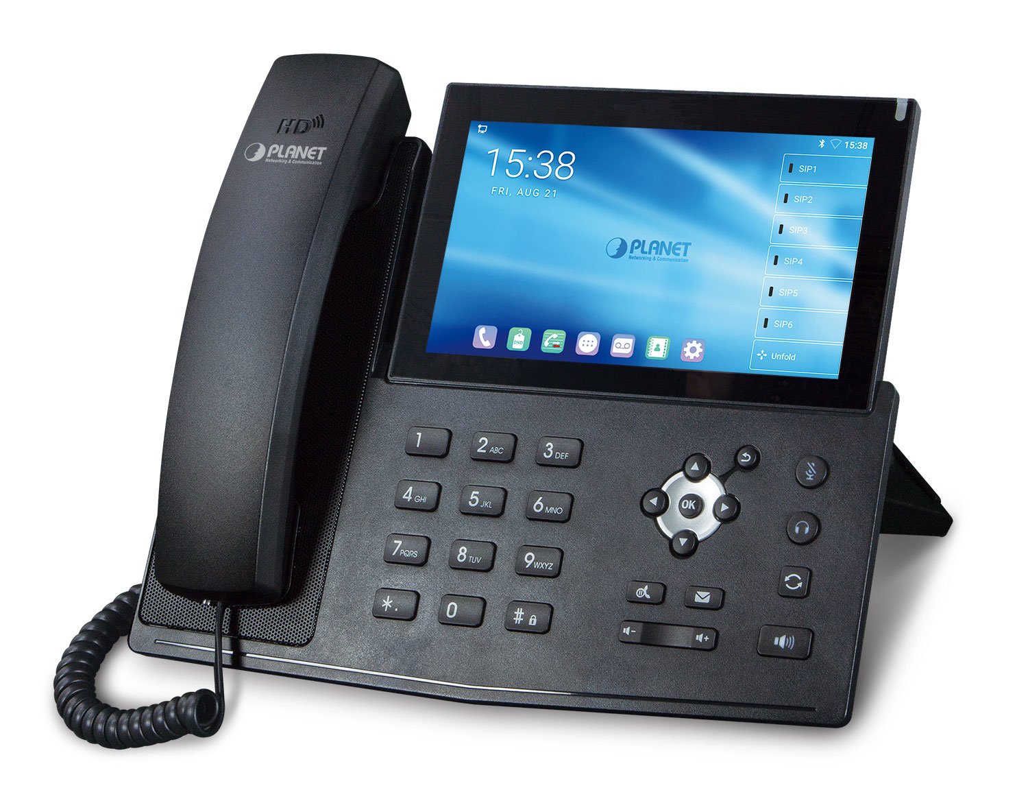 EAN 4711605285674 - PLANET High Definition Touch Color Teléfono IP para conferencias imagen 1
