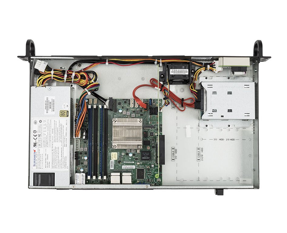 EAN 4250749700389 - bluechip SERVERline R11201s servidor 480 GB Bastidor (1U) Intel Atom® C3558 2,2 GHz 16 GB DDR4-SDRAM 200 imagen 3