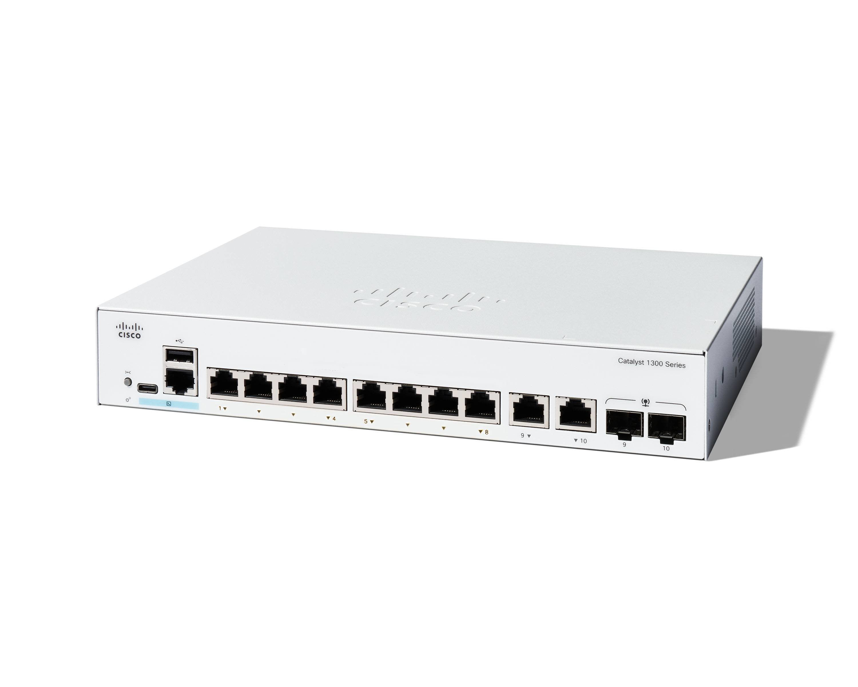 Cisco Catalyst 1300 C1300-8t-E-2g, Conmutador C1300-8t-E-2g