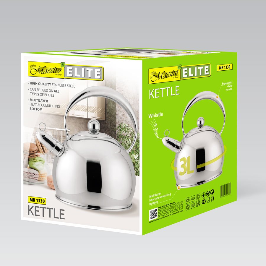 EAN 4820096553800 - Maestro MR-1330 tetera 3 L Acero inoxidable imagen 5