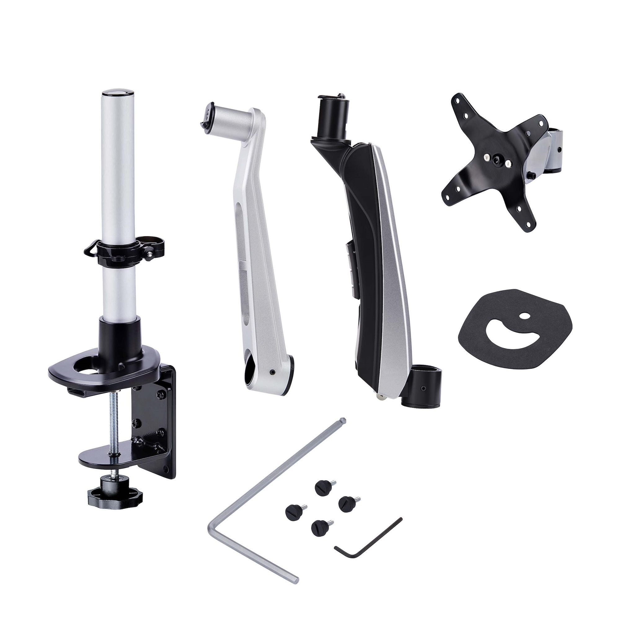 EAN 0065030902045 - StarTech.com 1MP1ACG-MONITOR-ARM soporte para monitor 76,2 cm (30") Negro, Plata imagen 13