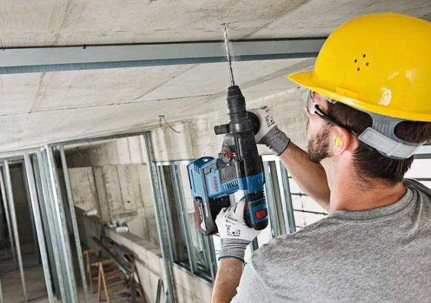 Taladro Percutor Inalámbrico Bosch Gbh 18v-26 F Professional, 18 Voltios 061191000g