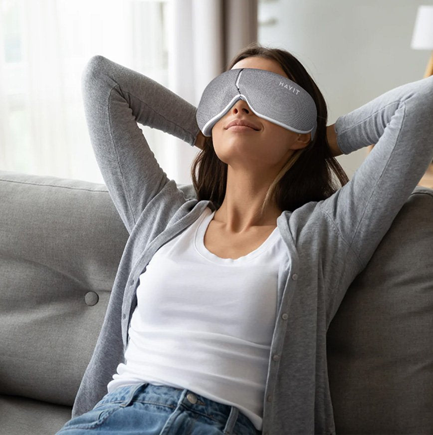 EAN 6939119022815 - Havit Masaer do oczu EM1601 (szary) masajeador Ojo Gris imagen 5