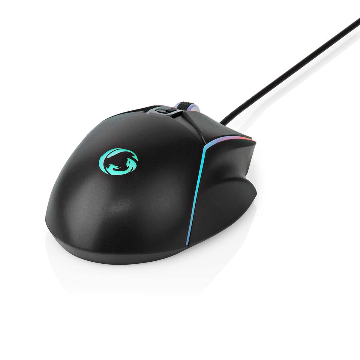 EAN 5412810411269 - Nedis GMWD510BK ratón Juego mano derecha USB tipo A Óptico 7200 DPI imagen 7