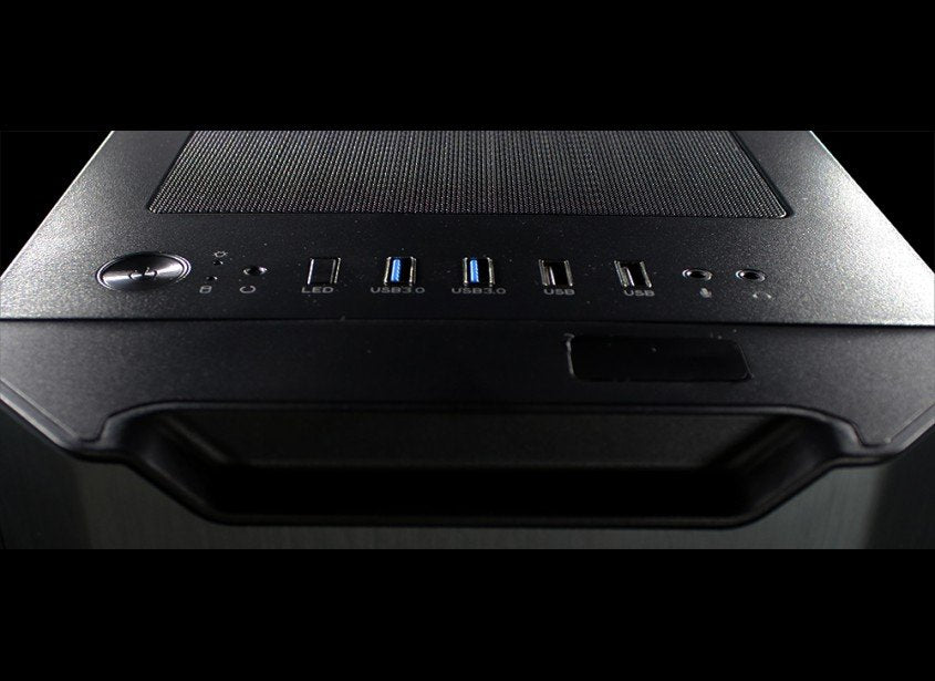 Caja Pc Droxio Gaming Bagger Lat. Cristal Templad